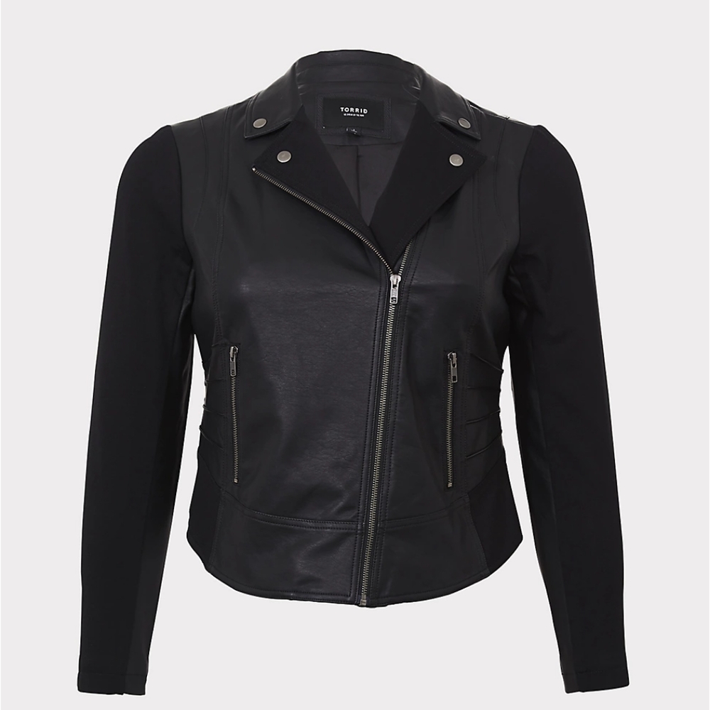 Black Torrid motto Jacket